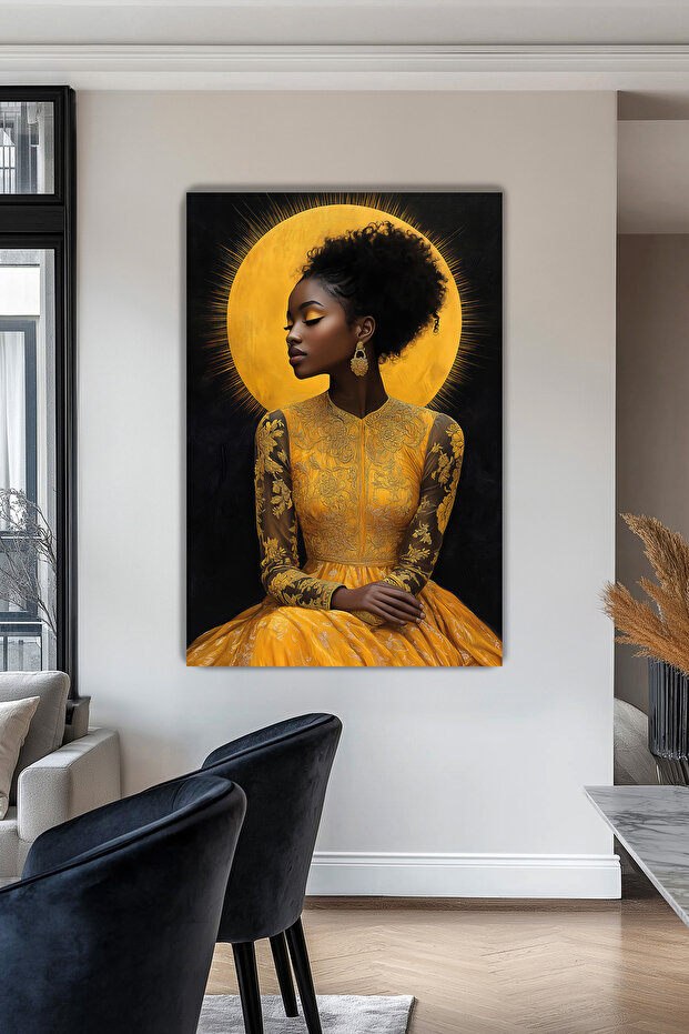 Afrikalı Kadın Tablosu - 1