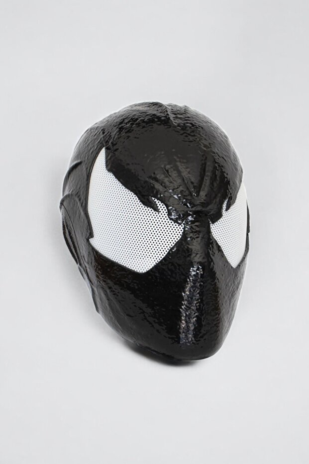قناع Marvel Symbiote Black Spiderman Spider Man - مغناطيسي وقابل للارتداء
