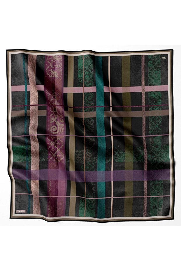 İpek Eşarp - 9023D-07 - Tivil - 1