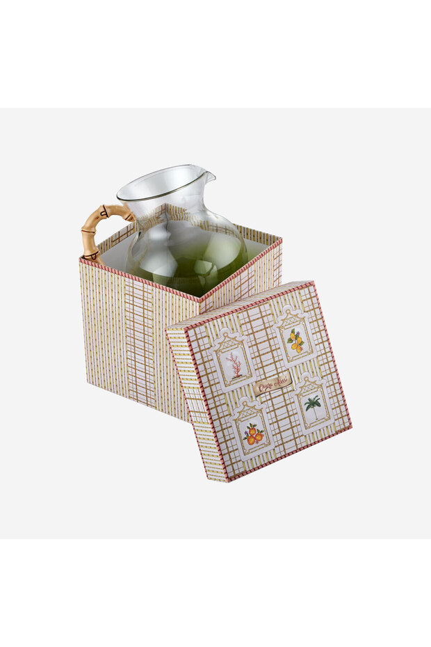 Bambu Yeşil Akrilik Sürahi 900 Ml - 4