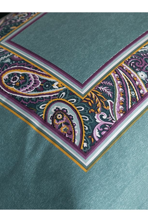 Bedline Softly Uyku Seti Tek Kişilik Harmony Indigo Yeşil - 5