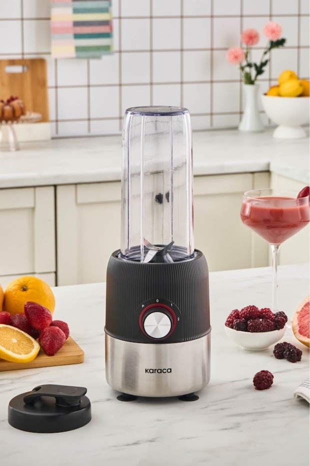 Blend & Rush Inox Personal Kişisel Smoothie Blender Black - 1