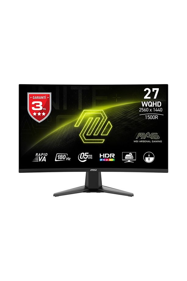 27 MAG 27CQ6F 2560x1440 (QHD) 16:9 CURVE 1500R RAPID VA 180HZ 1MS FREESYNC GAMING MONITOR - 1