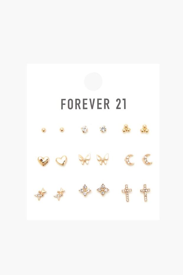 Rhinestone Küpe Seti - 1