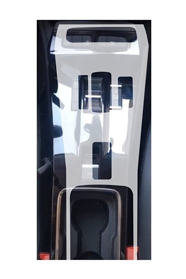 واقي TPU متوافق مع وحدة التحكم Opel Mokka Gear Surround Piano Black 2021 2024