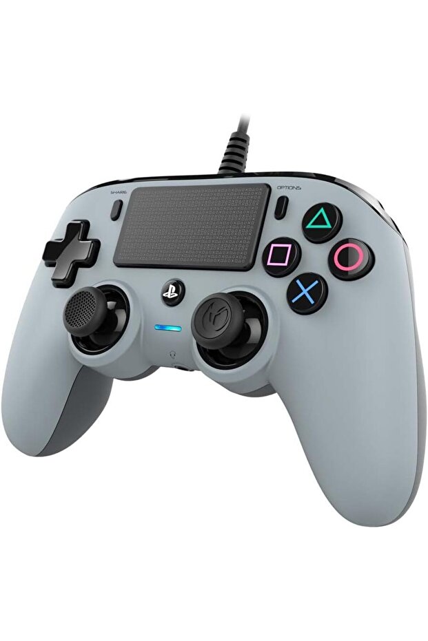وحدة تحكم سلكية مدمجة لجهاز بلاي ستيشن 4 - رمادي - 1