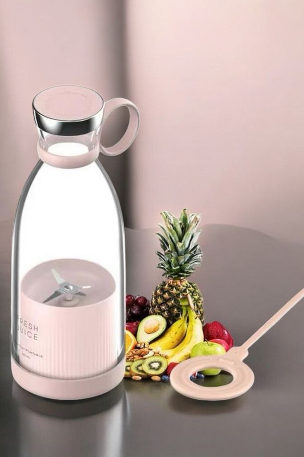 Teknorod El Blender Bardak Blender Şarjlı Taşınabilir Meyve Sıkcağı Smoothie - 5