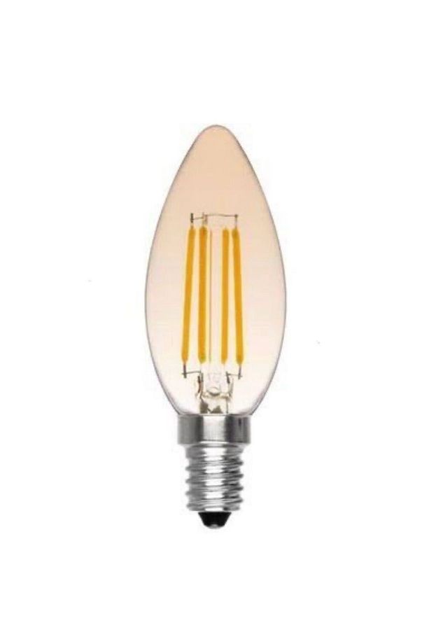 E14 C35 Led Flamanlı Buji Rustik Ampul - 3