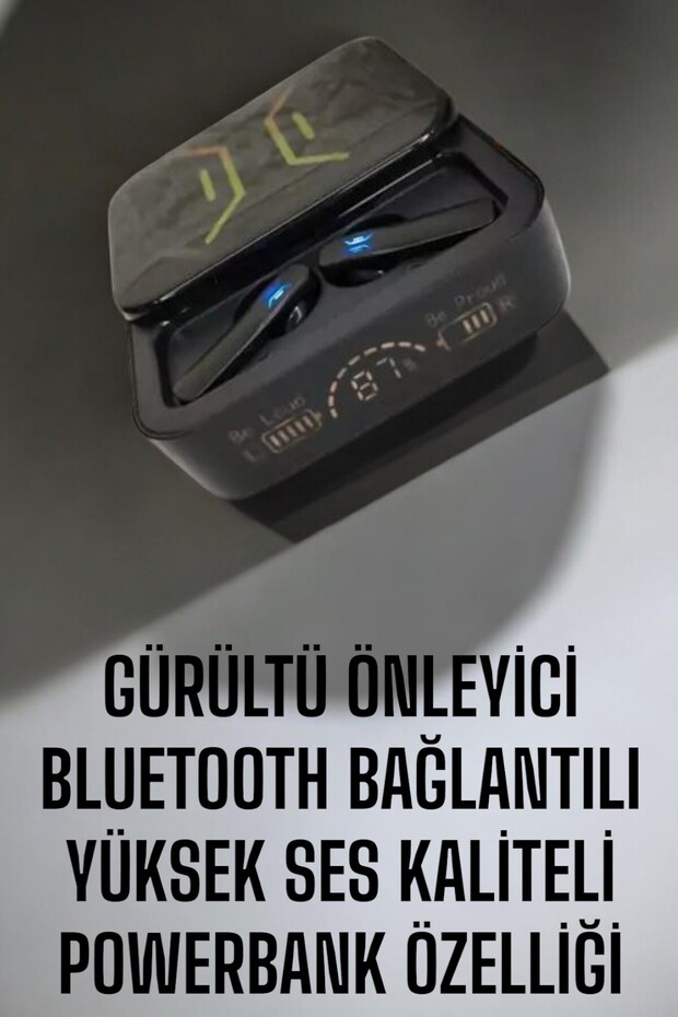 Yüksek Ses Performanslı Kablosuz Kulaklık - Powerbankli Şarj İmkanı ile Sınırsız Müzik! - 5