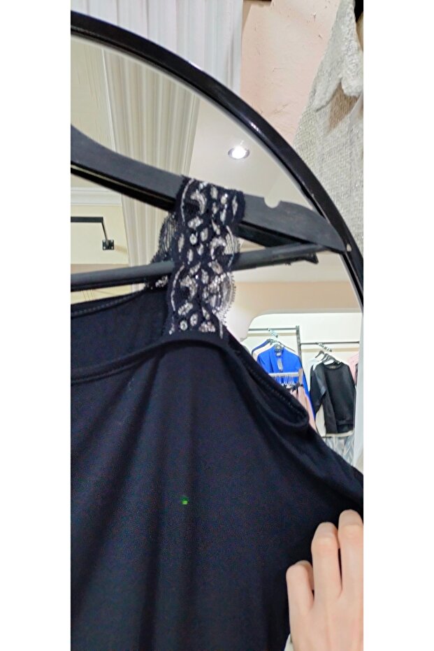 Kadın Siyah Bluz - 3