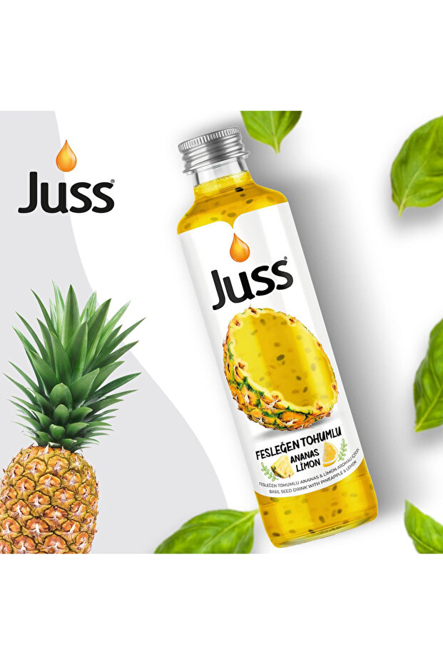 Fesleğen Tohumlu Ananas&limon Aromalı Meyve Suyu 6'lı - 2
