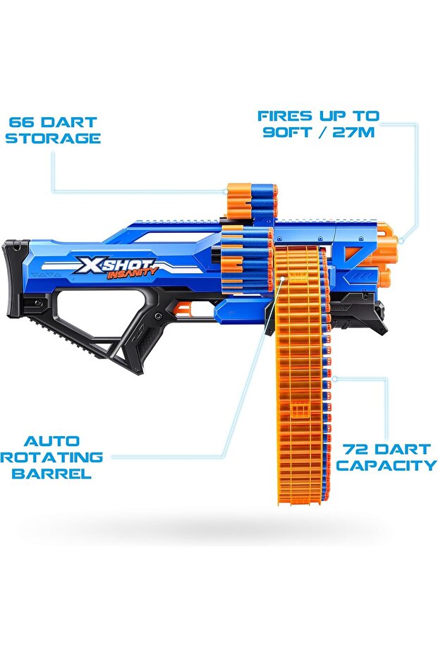 مسدس إكس شوت هيومانيتي ميجا دارت بلاستر - 3