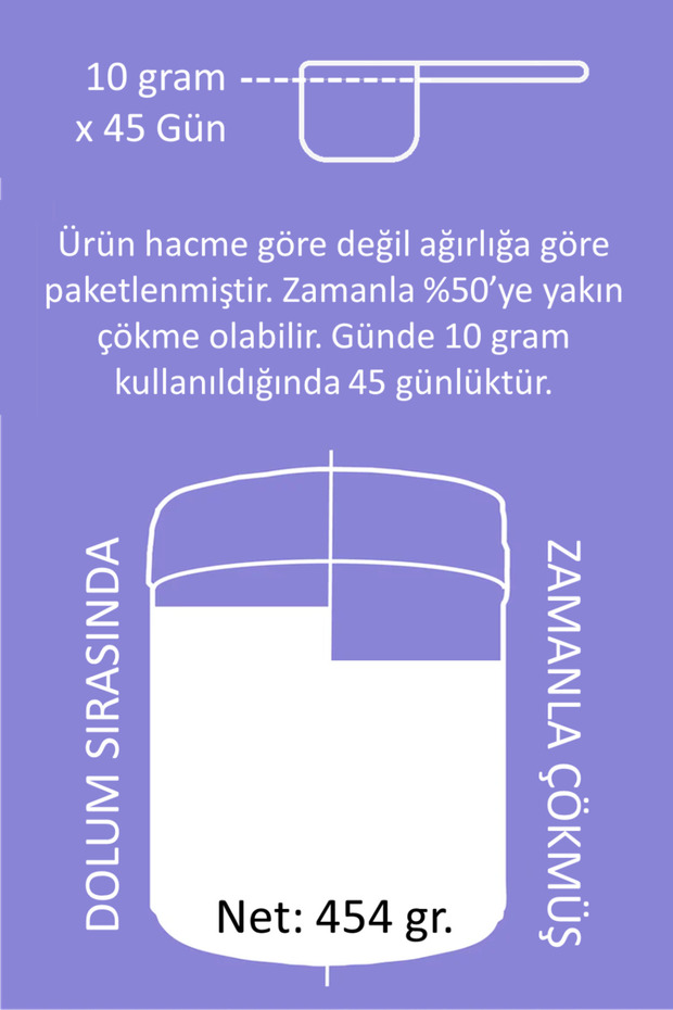 Pure Collagen Peptides 10.000 Mg Saf Hidrolize Toz Kolajen 454gr - 7