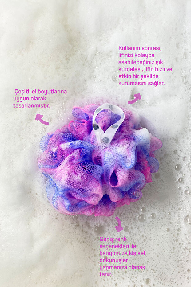 Banyo Lifi XXlarge Pembe-Mor - 5