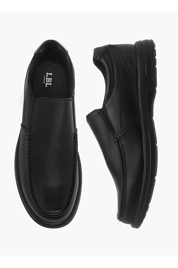 Panelled Slip-On Loafers