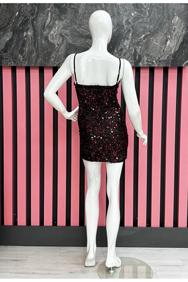 Pul Payet Mini Elbise - 3