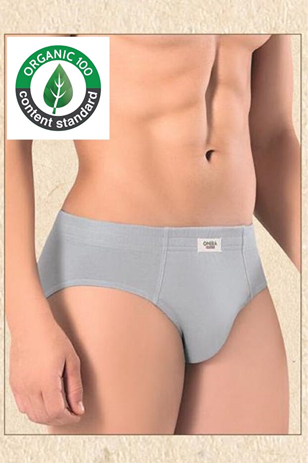 5 Pieces, 100% Organic Cotton, Men's Slip Panties