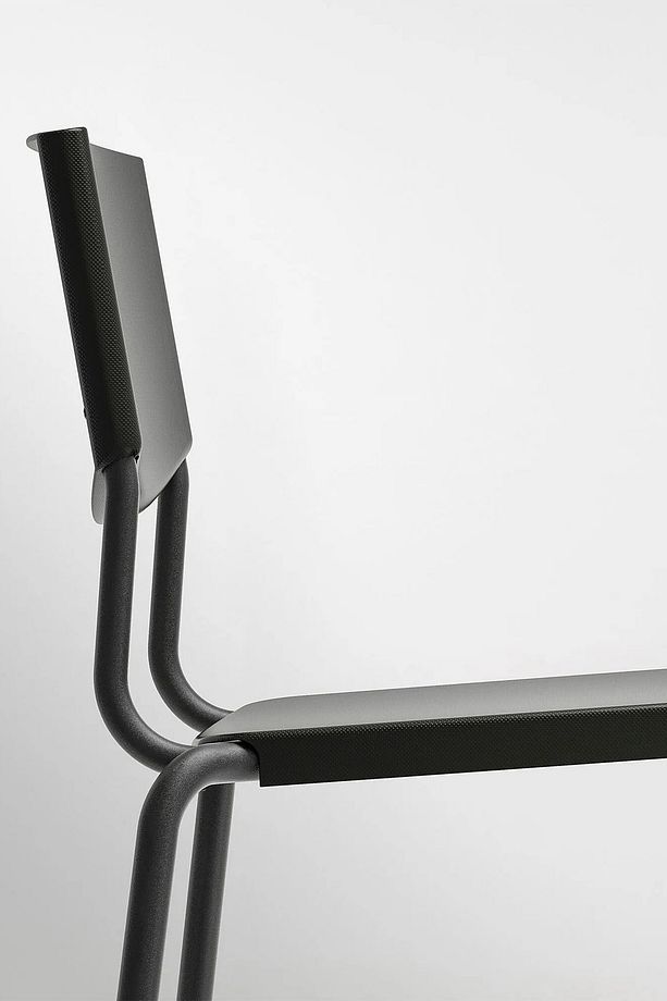 Bar Taburesi Bar Sandalyesi İç İçe Geçebilir Siyah 63cm BC012 - 4