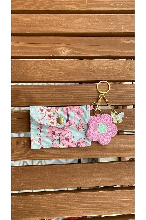 Sakura minicik cüzdanlı anahtarlık - 1