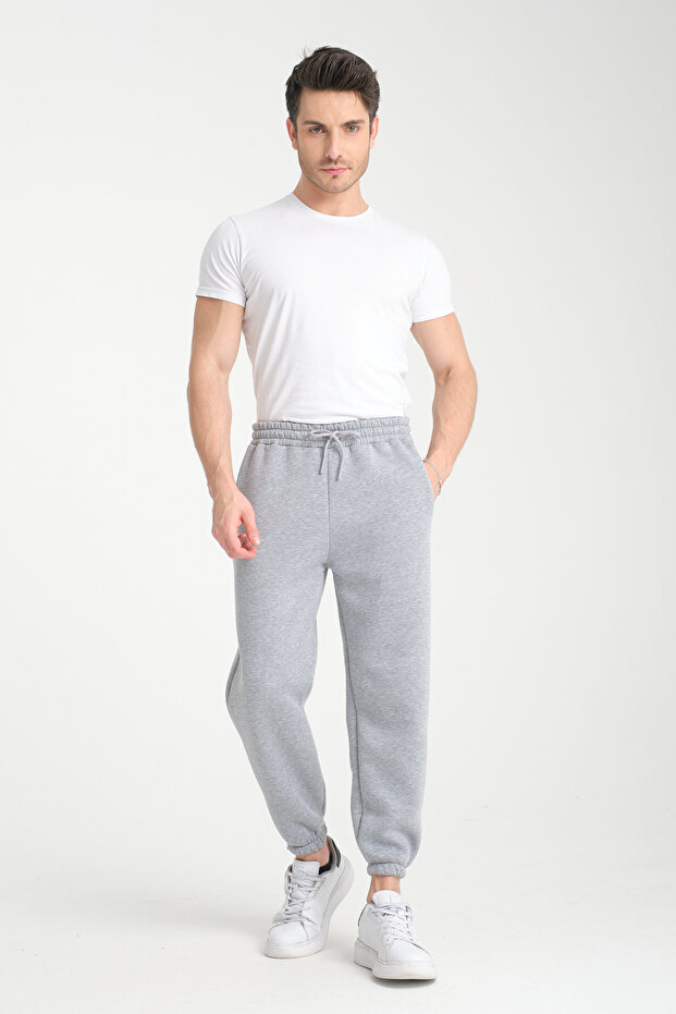 Men's Elastic Leg 3 Rope Oversize Sweatpants