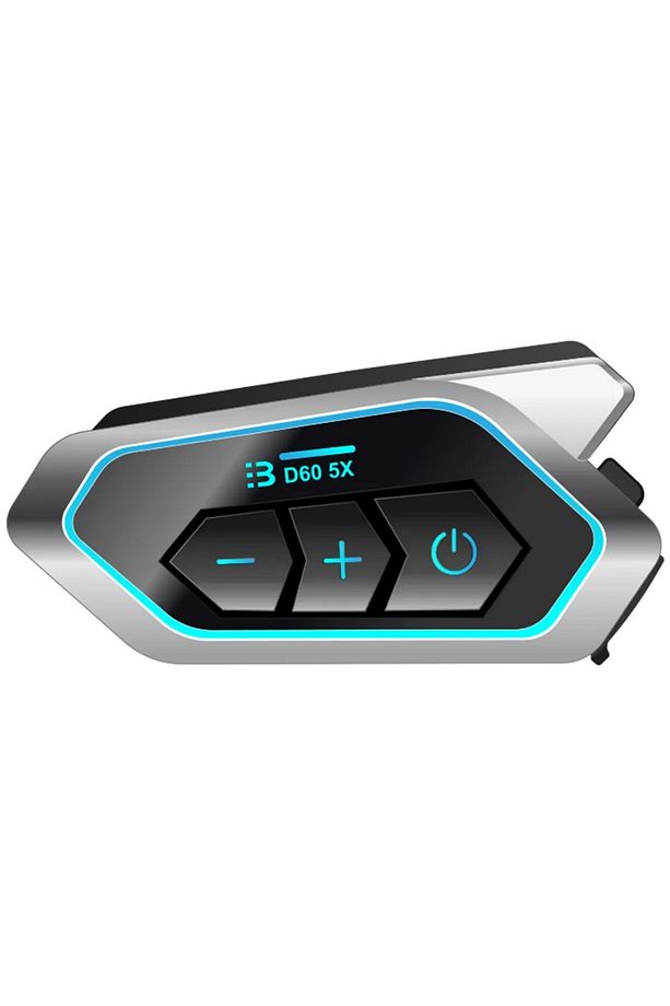 D60 5X Motosiklet Kask Kulaklığı Bluetooth Intercom 5 Intercom Bağlantılı Uyumlu - 1