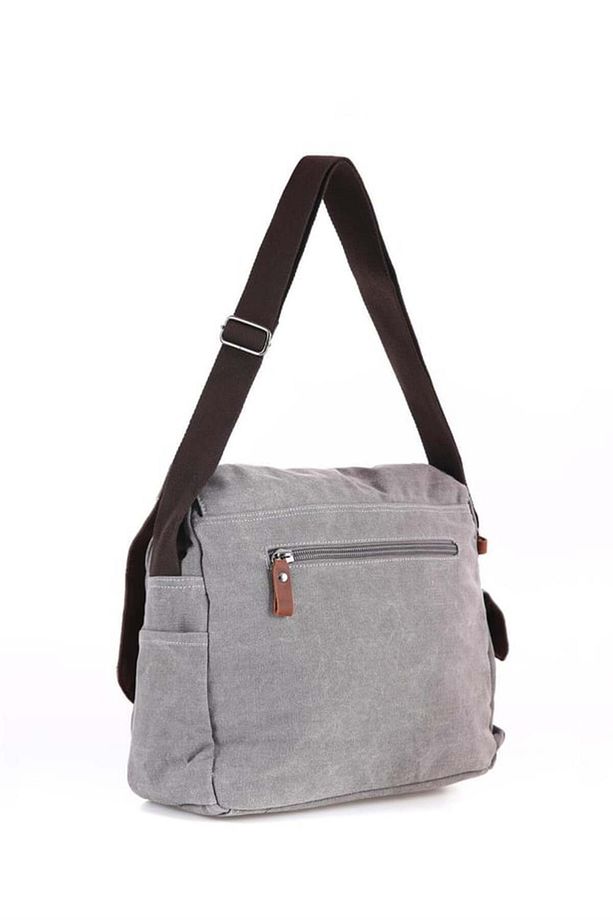 ÇÇS London 31466 Omuz Askılı Evrak Çantası GREY - 3