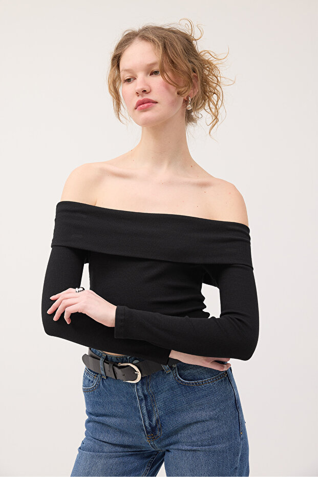 Madonna Yaka Uzun Kollu Bluz B1697-E7 - 2