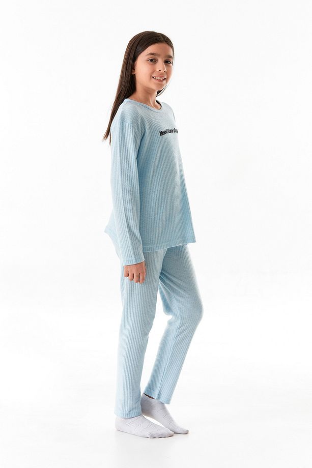 Need More Slep Baskılı Kız Çocuk Pijama Takımı - 2
