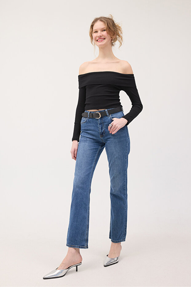 Madonna Yaka Uzun Kollu Bluz B1697-E7 - 1