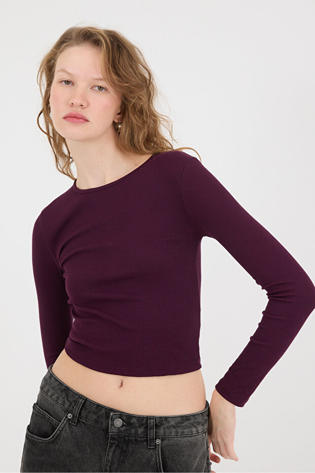 Bisiklet Yaka Basic Bluz B1480-S3 - 6