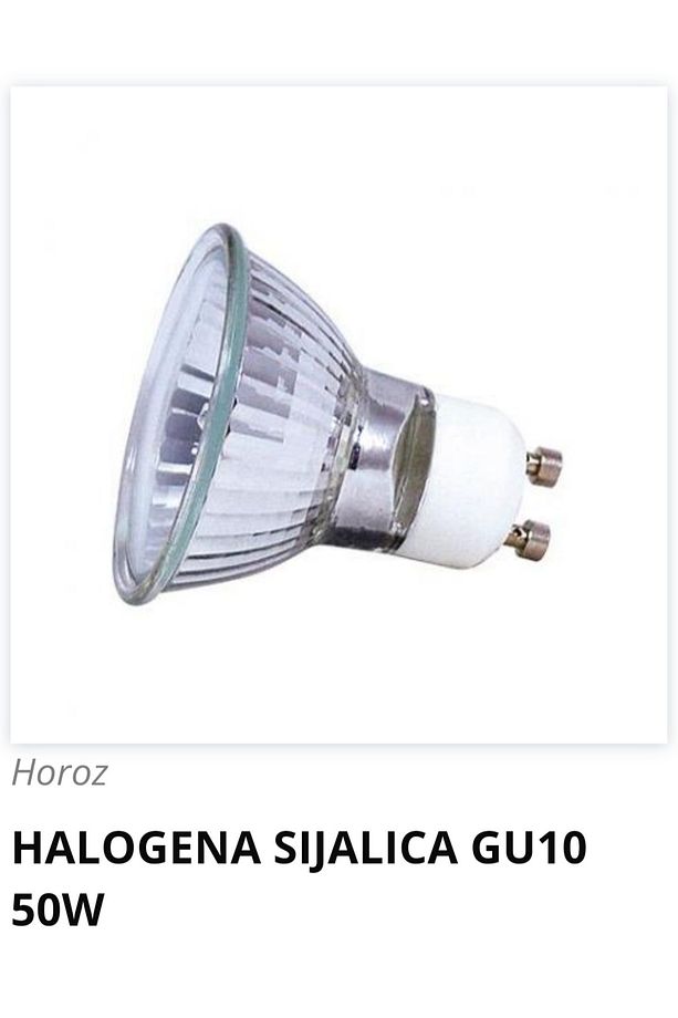 50w Gu10 Duylu Dimmerlenebilir Sarı Işık Klasik Çanak Spot Ampul Halogen Lamp 220 Volt Ile Çalışır - 2