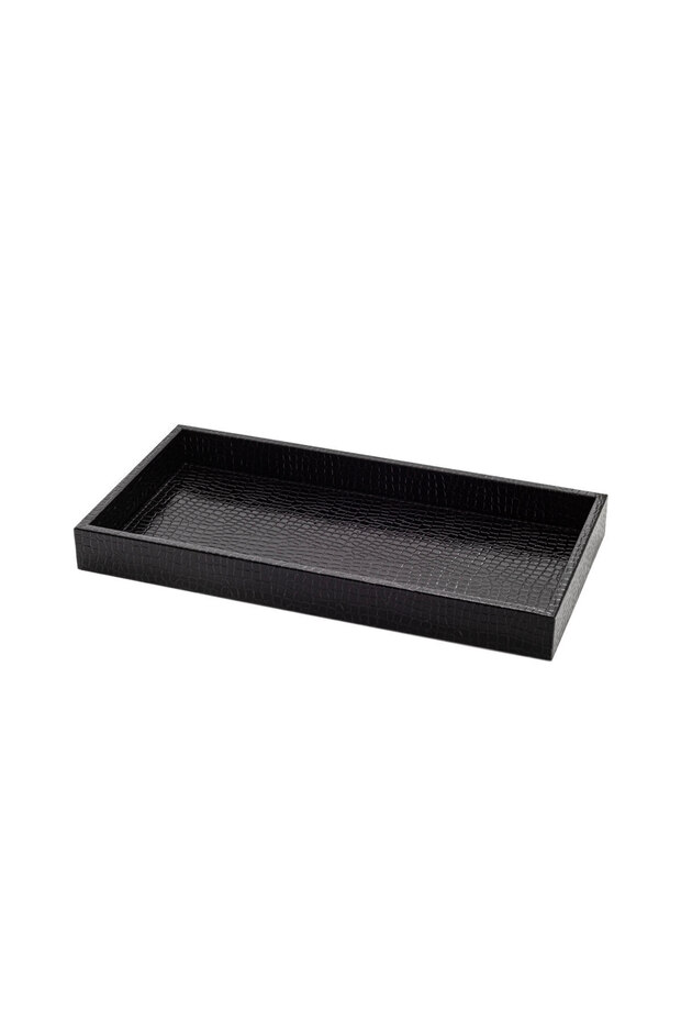 Shiny Crocodile Black-Large - 5