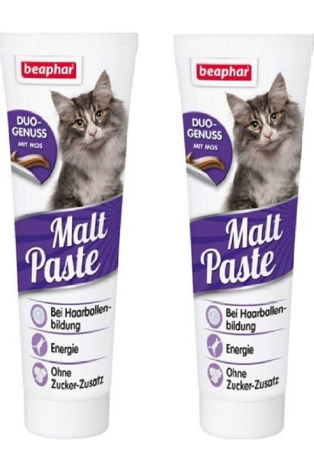 Duo Malt Paste Tüy Yumağı Kontrol Kedi Macunu 100 gr - 2 Adet - 1