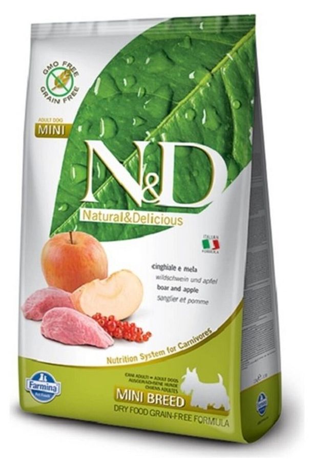 Tahılsız Yaban Domuzu-elmalı Küçük Irk Yetişkin Köpek Maması 2.5kg - 1