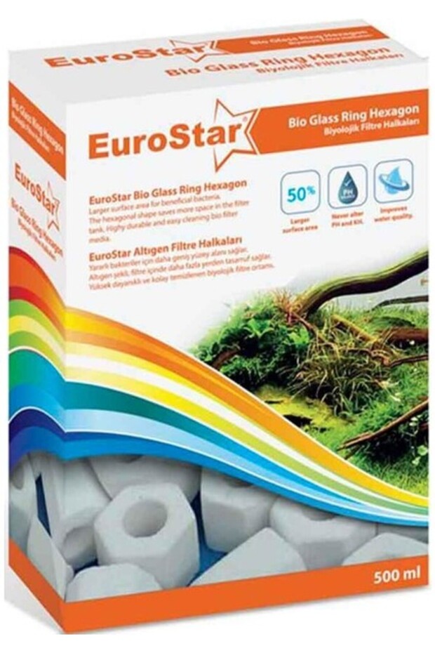 Bio Filter Ring Hexagon 500 Ml - 1