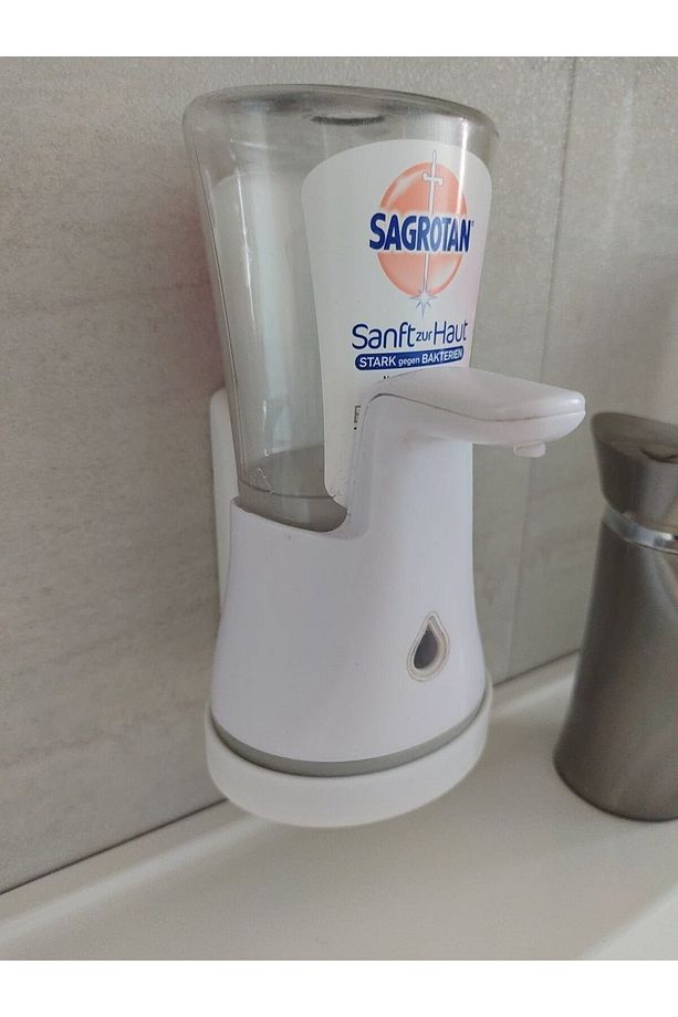 Byr3D Sagrotan Temassız Duvar Montajı (Vidasız) T4919891 Sadece Plastik Aparattır - 2