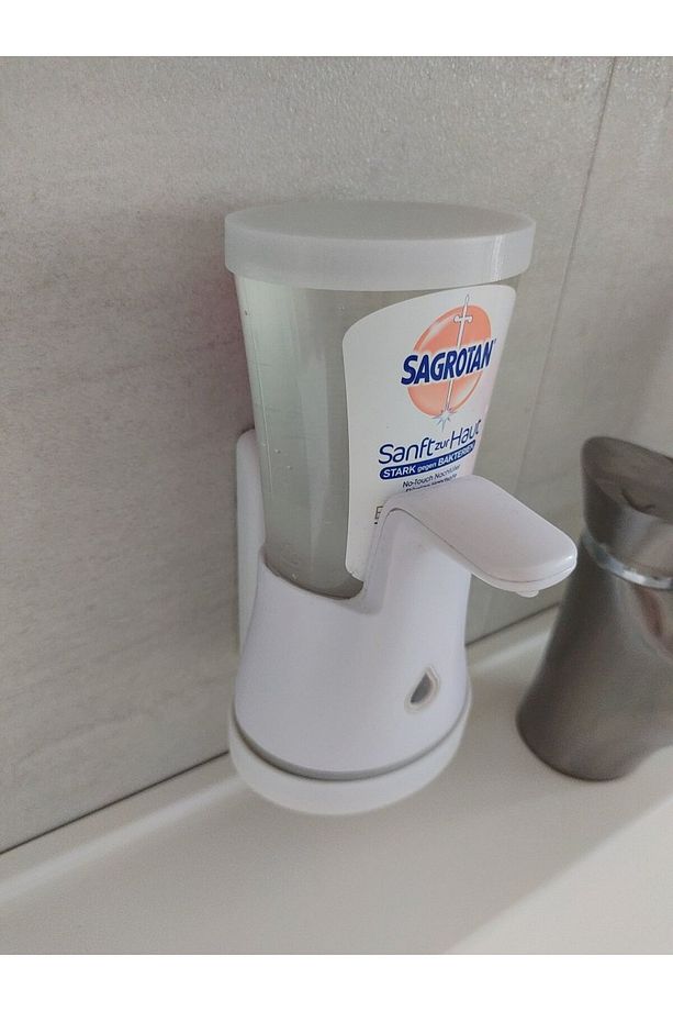 Byr3D Sagrotan Temassız Duvar Montajı (Vidasız) T4919891 Sadece Plastik Aparattır - 1