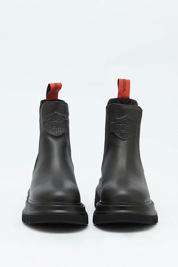 Mourır Kadın Siyah Deri Bot - 5