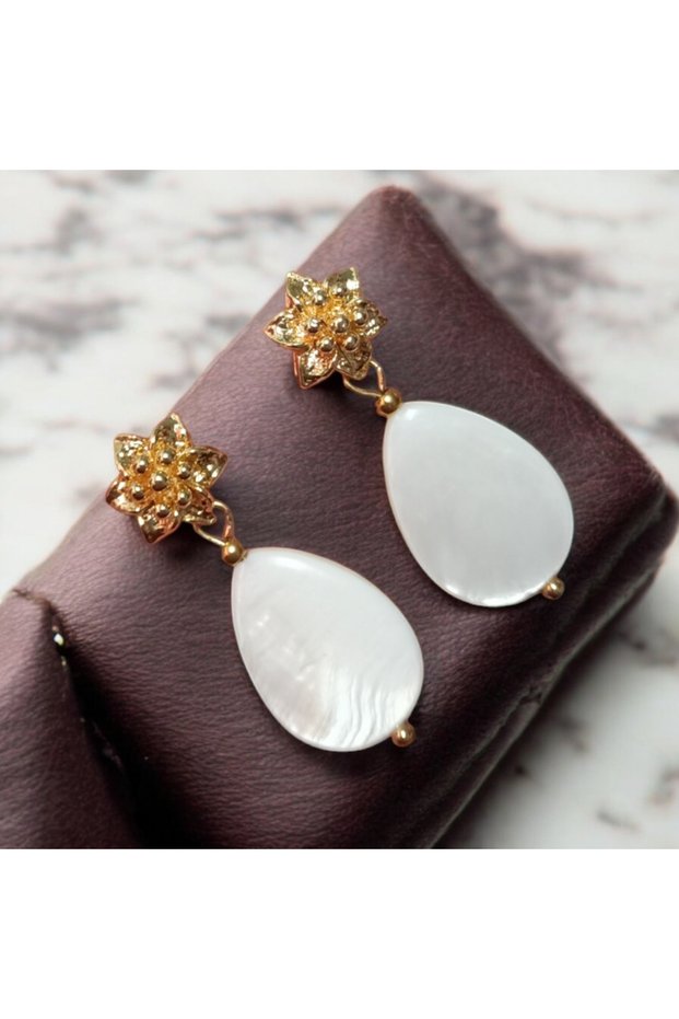 Handmade Earrings with Mother of Pearl