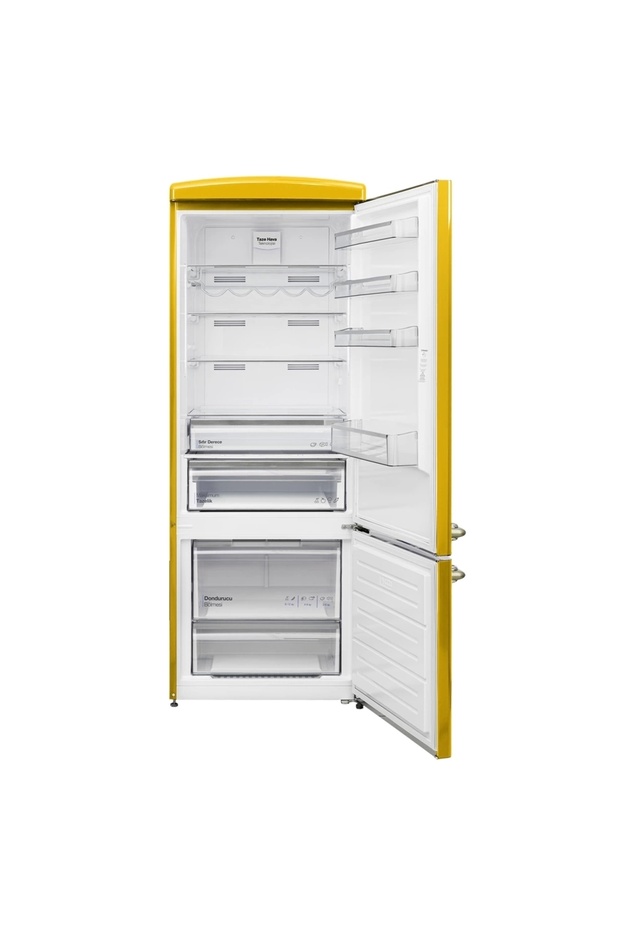 RETRO NFK52111 Sarı 471 Lt No-Frost Buzdolabı - 6