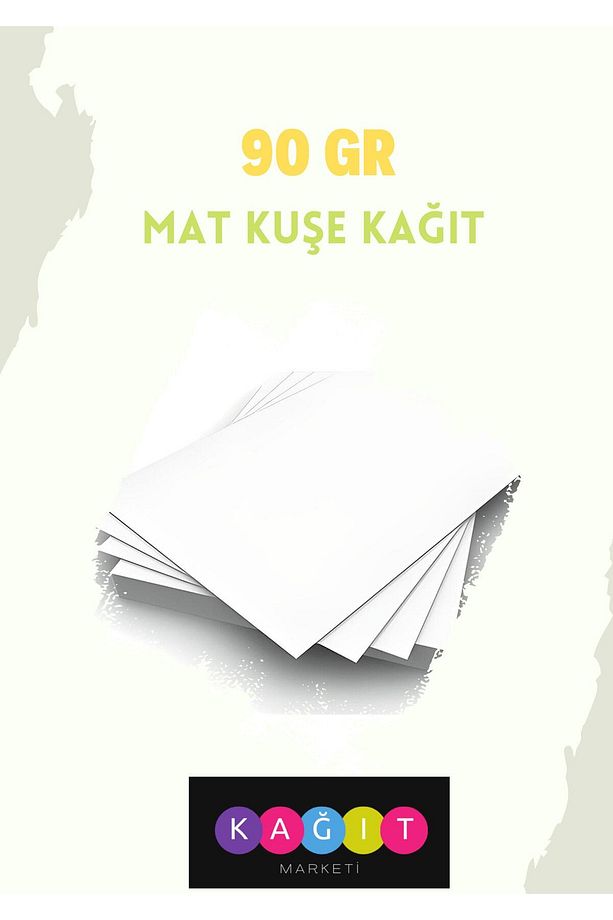 A4 Mat Kuşe 90 Gr 500 Adet - 1