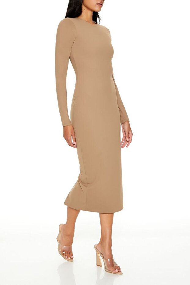 Şekillendirici Midi Elbise - 5