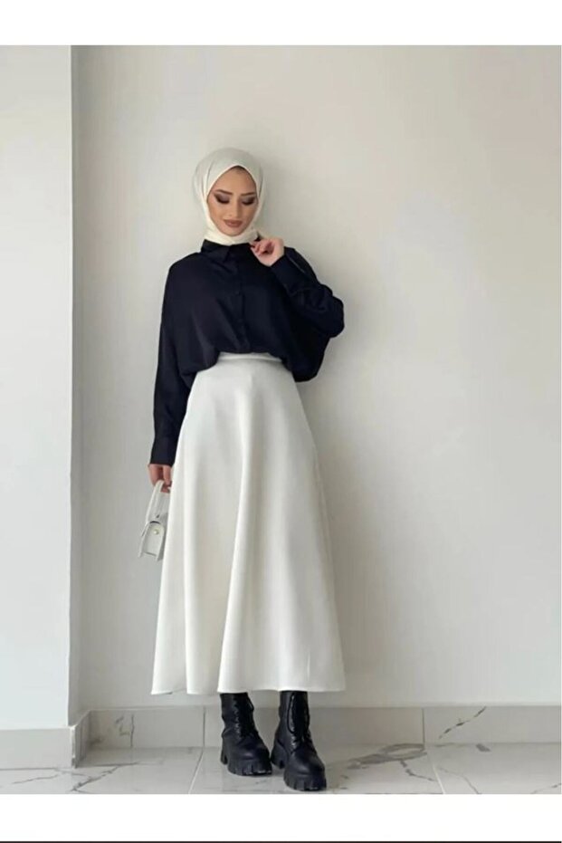 تنورة واسعة منتفخة - 1