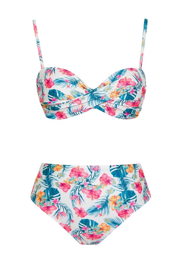 Περιστρεφόμενο ψηλόμεσο σετ μπικίνι - 1