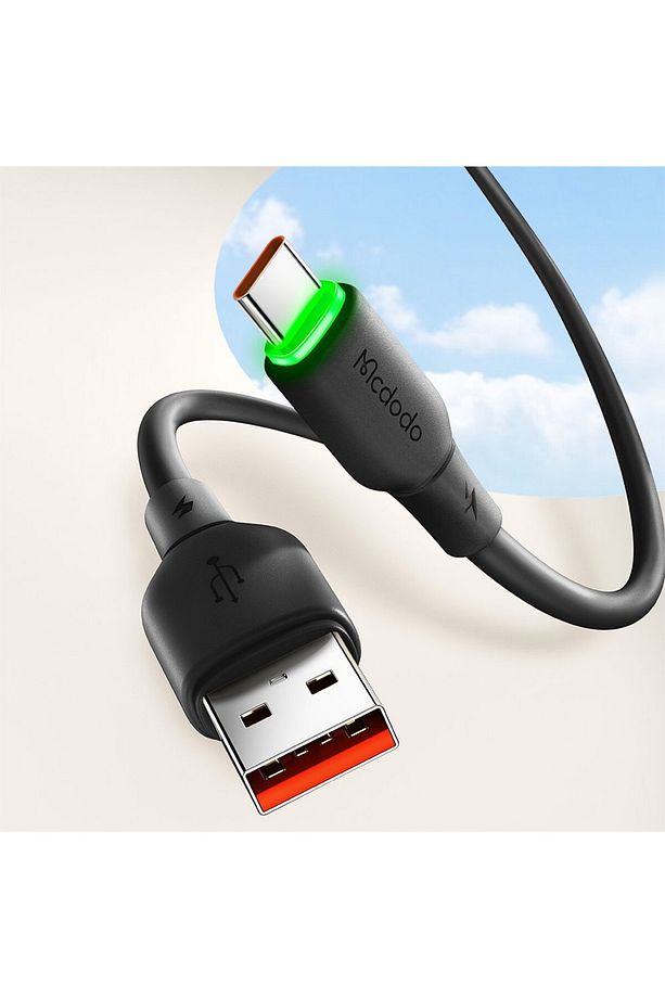 CA-4751 100W USB-A TO USB-C ŞARJ VE DATA KABLOSU- 1.2 M SİYAH - 3