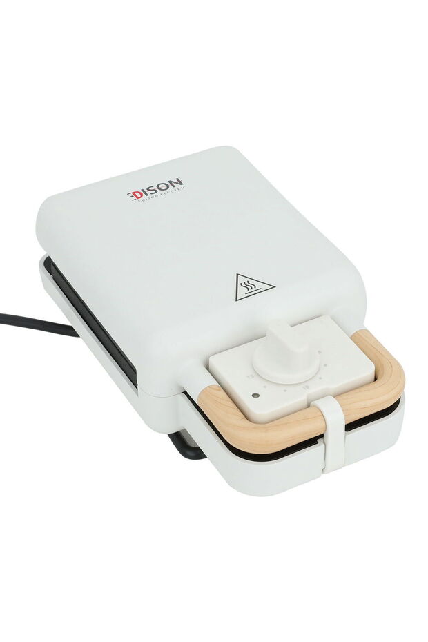 sandwich and waffle maker, 600 Watt, 2×1 - white