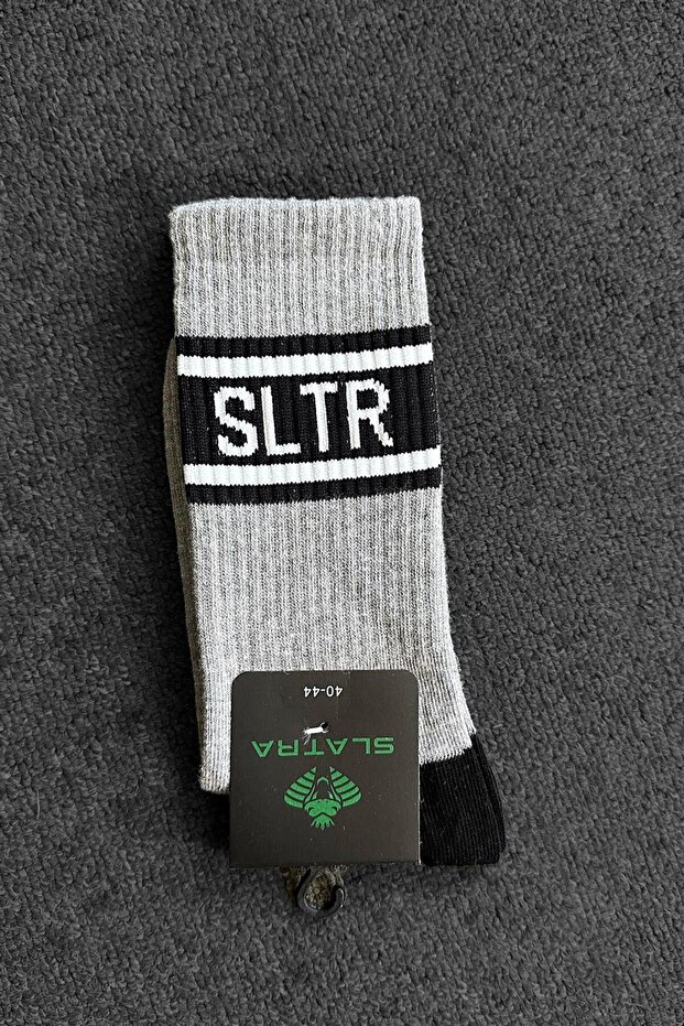 جوارب SLTR باللون الرمادي - 1