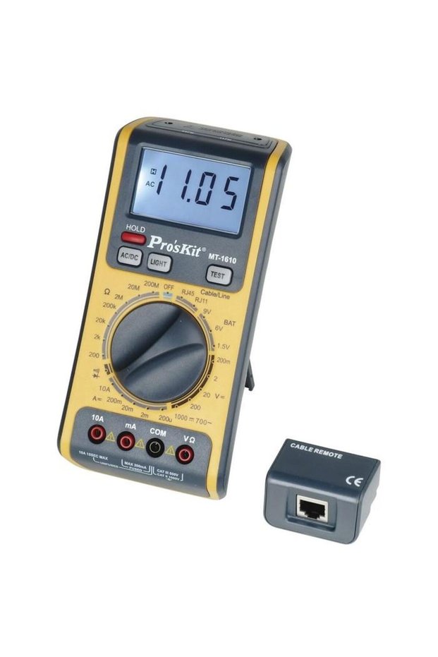 Mt-1610 3 في 1 جهاز قياس رقمي متعدد الشبكة / أداة قياس