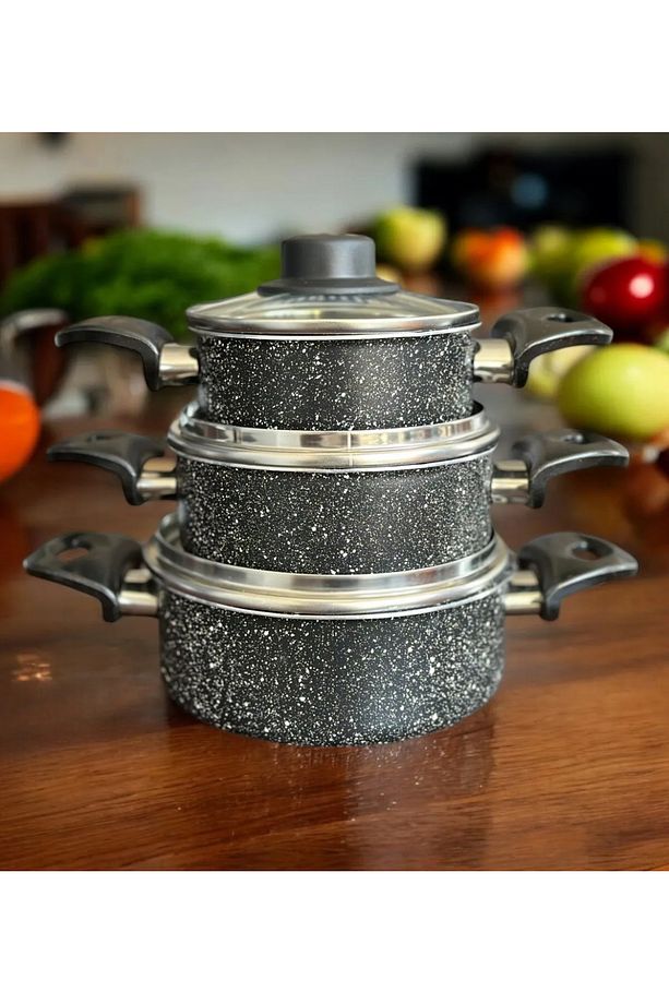 Redlon 3 Lü Mini Granit Güveç Set 12-14-16 Cm - 5