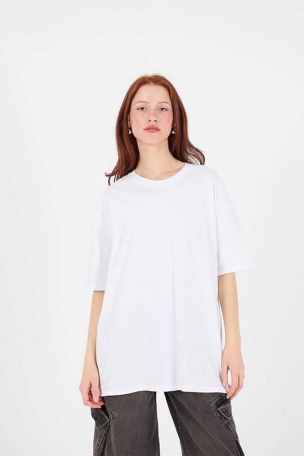 Bisiklet Yaka Basic T-shirt P10111-d7 - 4
